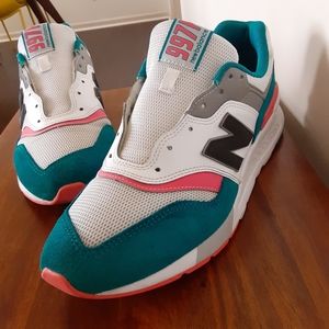Men's New Balance 997H, Deep Ozone Blue/Guava